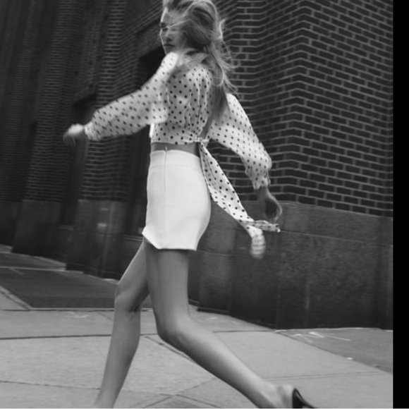 NWT Zara Polka dots Blouse - Picture 2 of 8